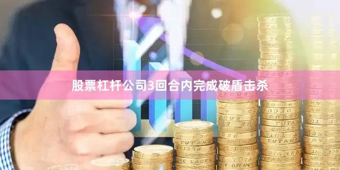 股票杠杆公司3回合内完成破盾击杀