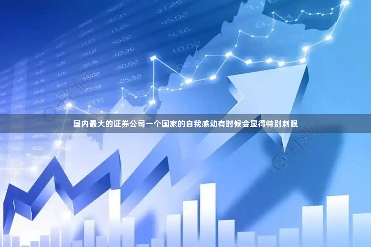 国内最大的证券公司一个国家的自我感动有时候会显得特别刺眼