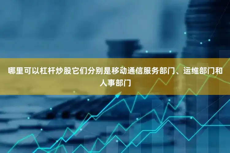 哪里可以杠杆炒股它们分别是移动通信服务部门、运维部门和人事部门
